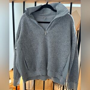 Lululemon fleece pull over quarter zip
